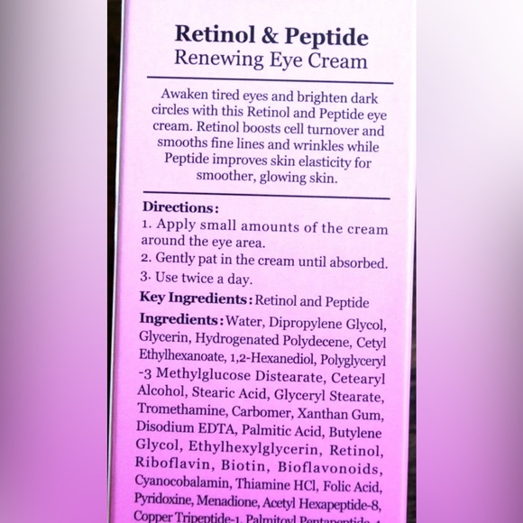 NEW SEALED Yesul Retinol & Peptide Renewing Firming Plumping Eye Cream NIB - Picture 4 of 5